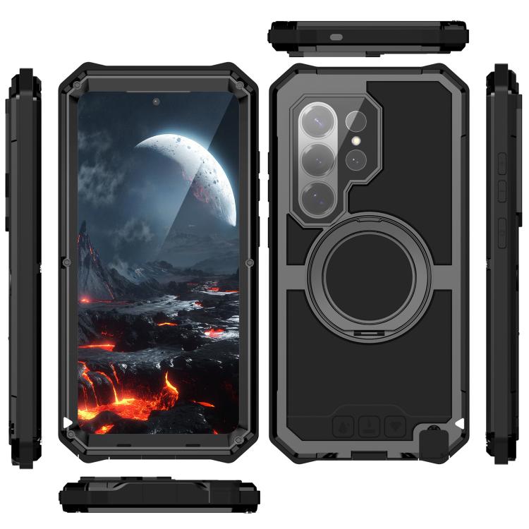 R-JUST Life Waterproof Dustproof MagSafe Magnetic Holder Phone Case, For Samsung Galaxy S26 Ultra 5G