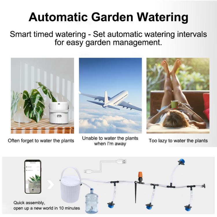BAF-808 Portable Smart WiFi Irrigator Timed Automatic Drip Irrigation Watering Device