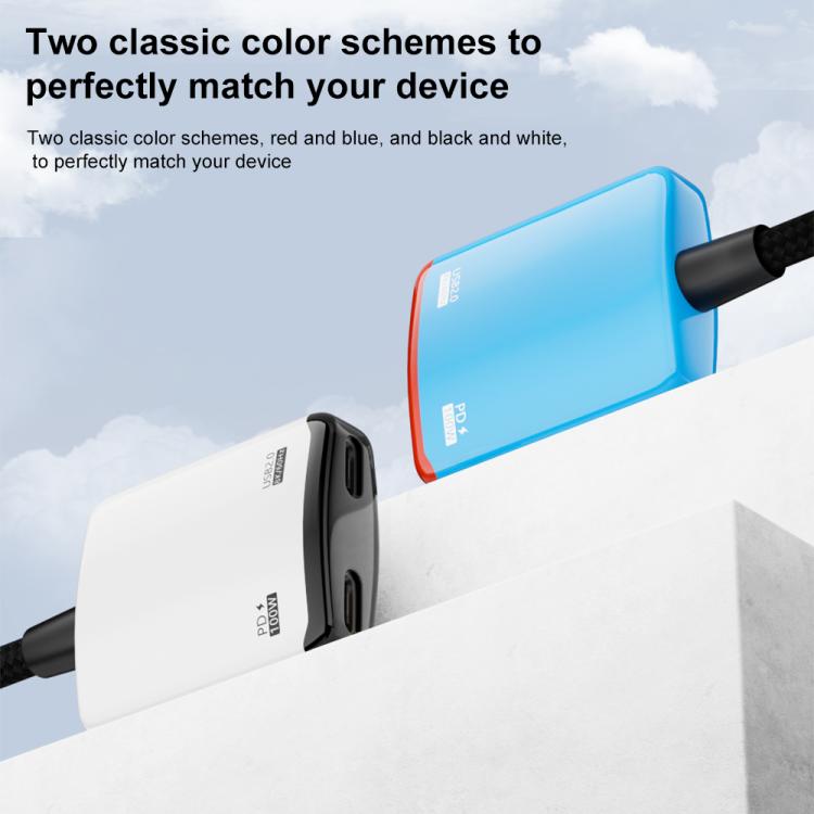 2 in 1 Type-C to Dual Type-C Full Featured AR Converter