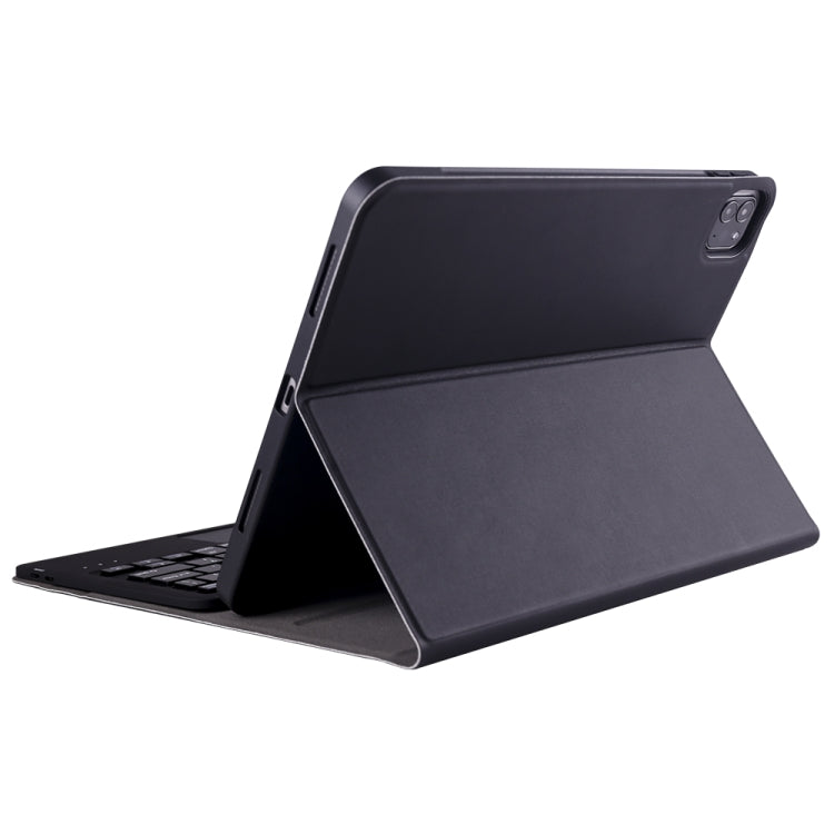 A098B-A Detachable ABS Ultra-thin Bluetooth Keyboard + TPU Protective Case for iPad Air 11 2024 / 2025 / Air 4 10.9 inch 2020, with Stand & Pen Slot & Touch, A098B-A