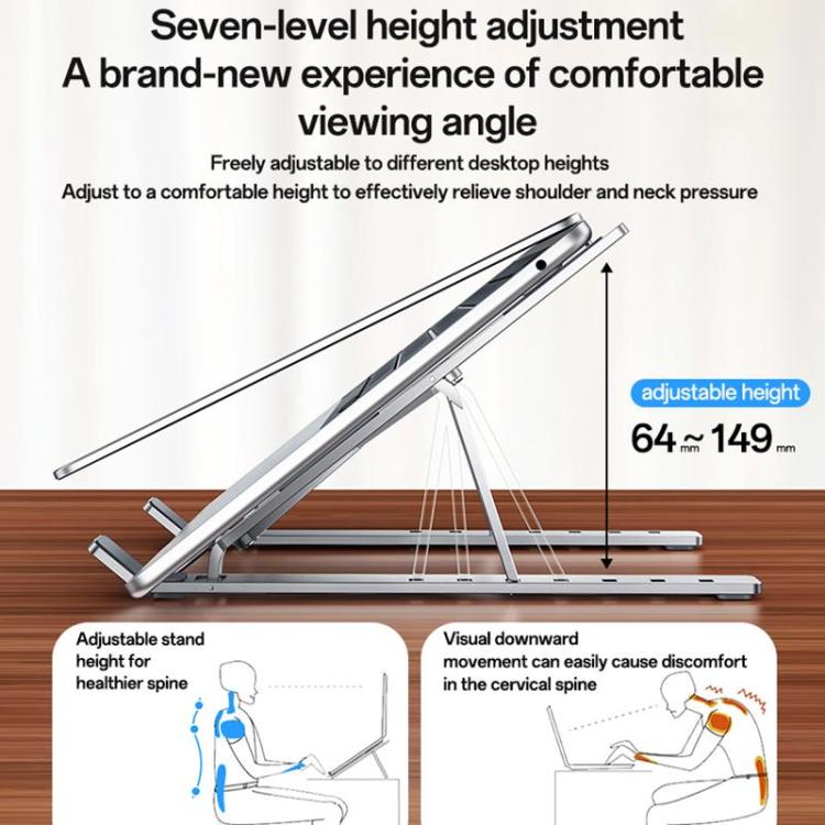 Yesido LP07 Aluminum Alloy Folding Laptop Stand, LP07