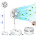 F9 Upgrade Folding Adjustable Height Desktop Electric Fan 8000mAh Battery