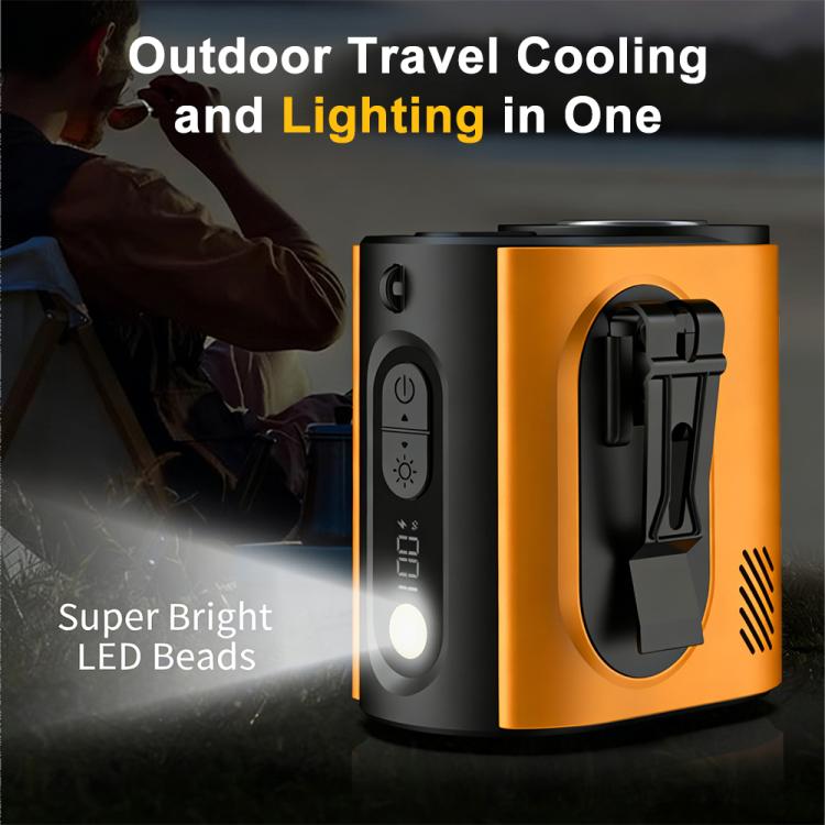 M376 Ice Compress Waist-Hung High Speed Mini Fan 3600mAh Battery