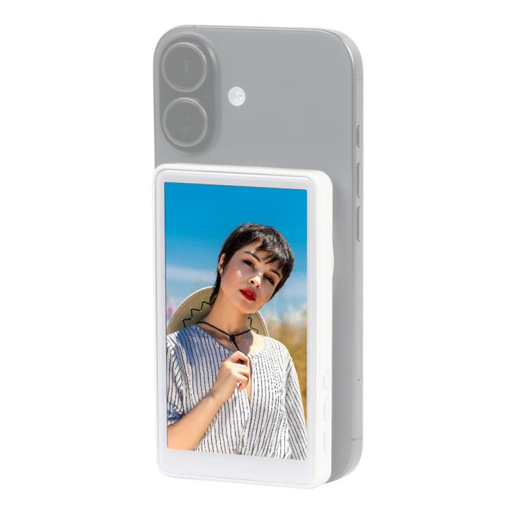 FEELWORLD MC4 Selfie Screen Monitor for Vlog Live Stream Magnetic Back Wireless Connection with Remote Control