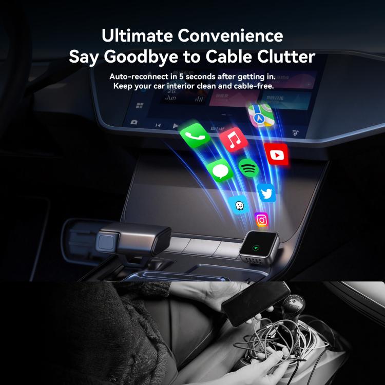 JOYROOM JR-CP3 CarPlay Series 2 in 1 CarPlay / Android Auto Wireless Adapter