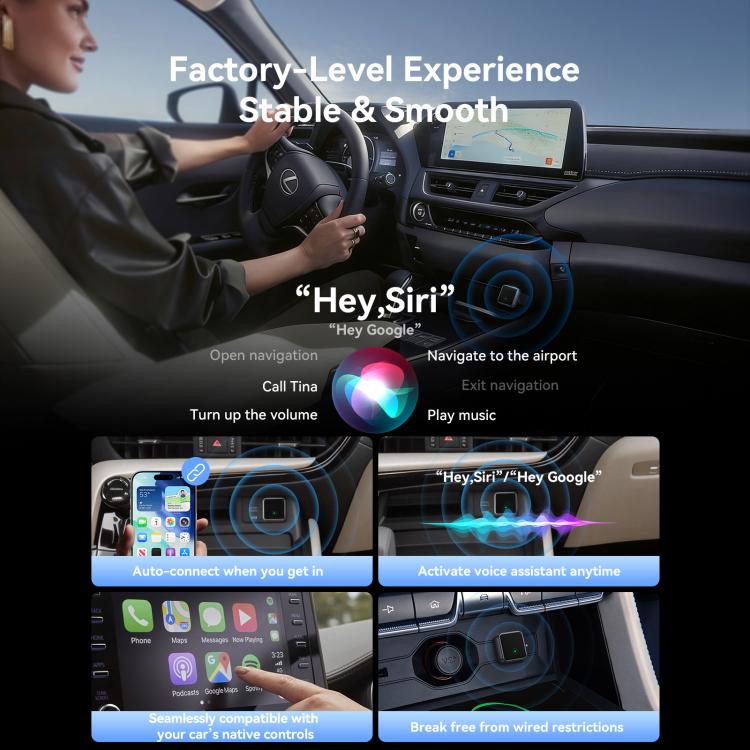 JOYROOM JR-CP3 CarPlay Series 2 in 1 CarPlay / Android Auto Wireless Adapter