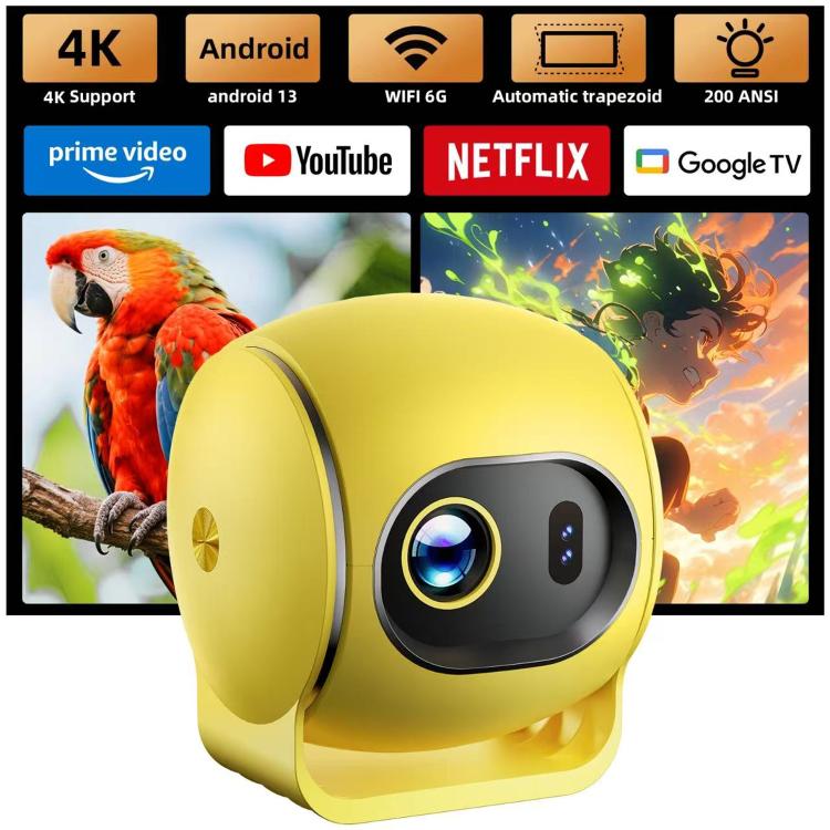 Q3 720P 150ANSI LCD Display Smart Projector, 1GB+8GB, Auto Focus, EU Plug, US Plug, UK Plug, AU Plug