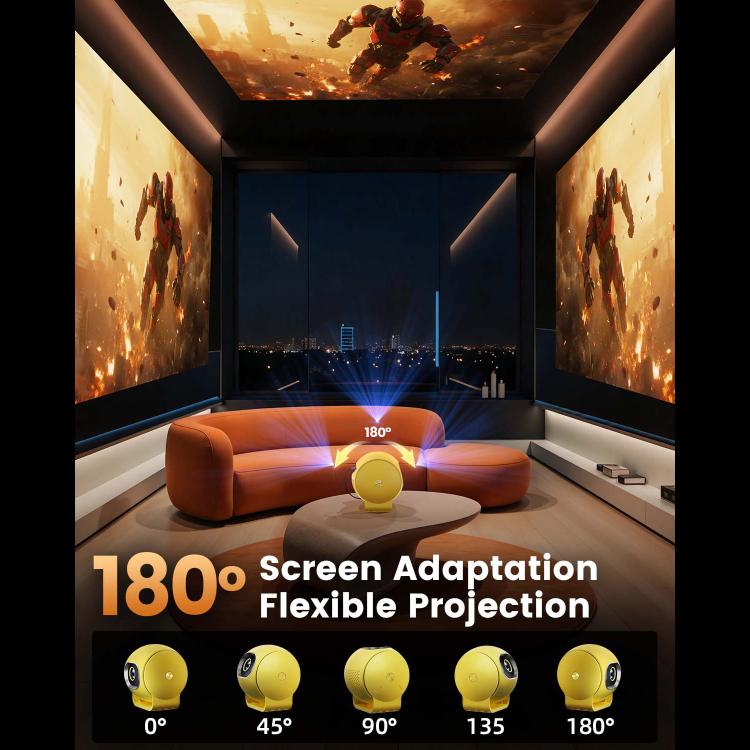 Q3 720P 150ANSI LCD Display Smart Projector, 1GB+8GB, Auto Focus, EU Plug, US Plug, UK Plug, AU Plug