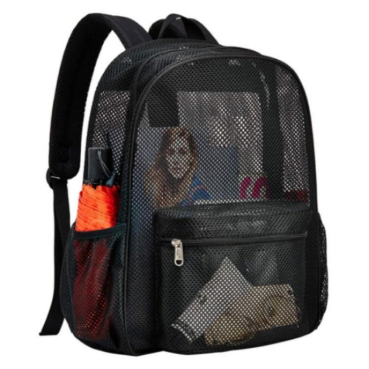 High-Load-Bearing Mesh Beach Double-Shoulder Backpack
