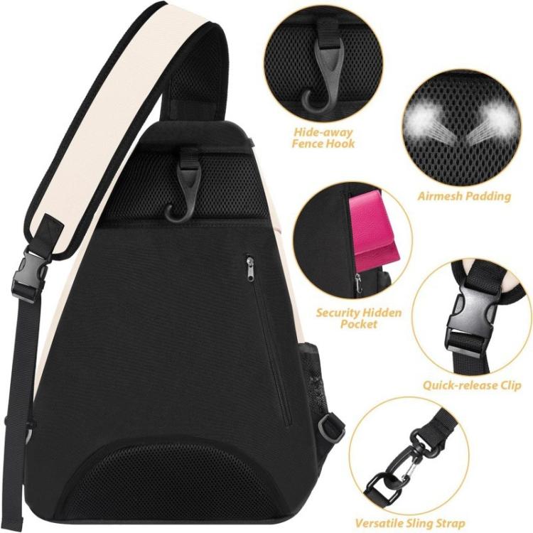 Outdoor Sports Training Single-Shoulder Tennis Crossbody Bag
