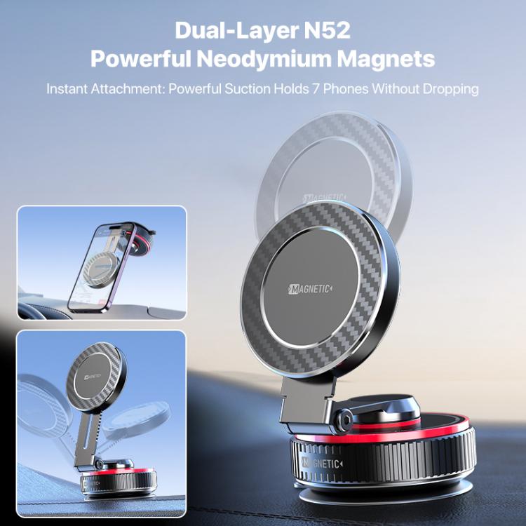 K99 Rotating Alloy Magnetic Vacuum Phone Holder