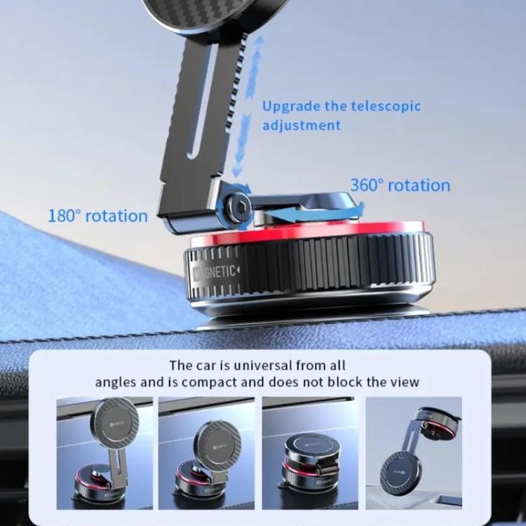 K99 Rotating Alloy Magnetic Vacuum Phone Holder