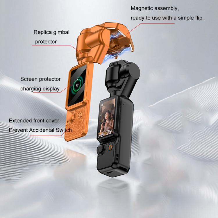 GKK Gimbal Cover Screen Magnetic Full Cover with Strap, For DJI OSMO Pocket 3
