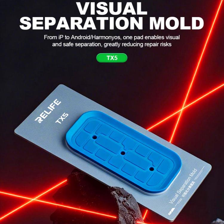 Relife TX5 Visual Separation Mold For iPhone 12-17 Pro Max and Android Phones