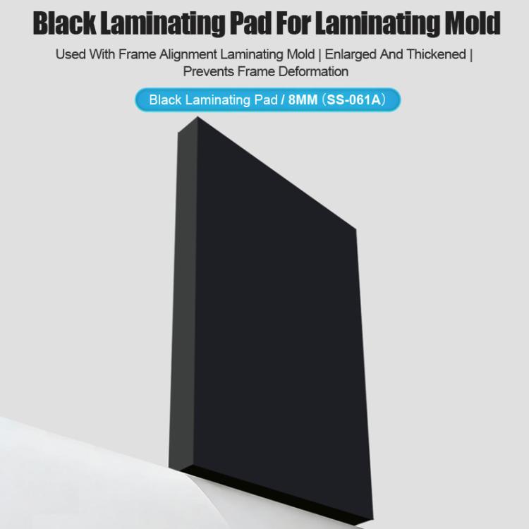 Sunshine 8mm Black Laminating Pad for Sunshine SS-061A Laminating Mold