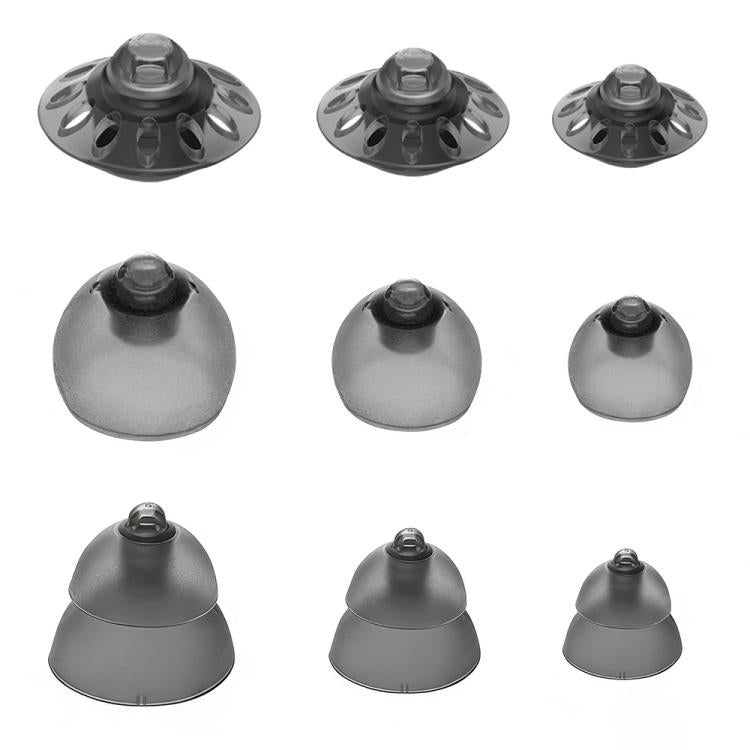 XDcase 10pcs Replacement Silicone Ear Tips Kit for Phonak Hearing Aids, S, M, L