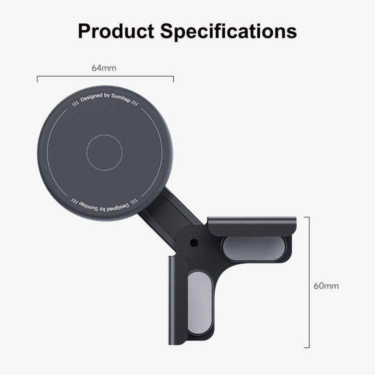 Snap-On Car Magnetic Phone Navigation Mount for New Energy Vehicle Display