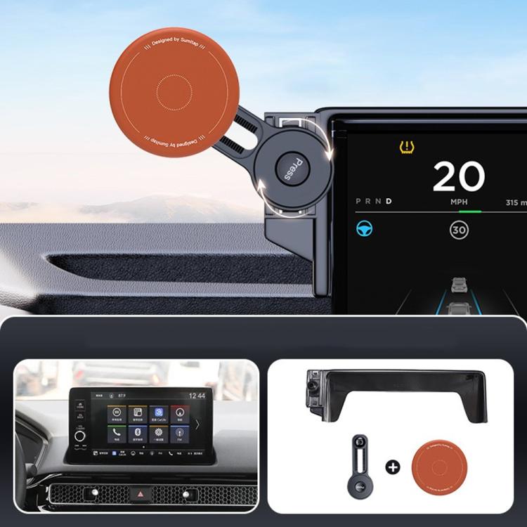 Car Screen Magnetic Phone Holder Mount with Extension Arm, For Honda 11th Gen Civic / Integra 2022-2025, For Honda XR-V 2023-2024 / Vezel 2023, For Honda ZR-V 2022-2023 / HR-V 2023, For Honda Accord 2018-2022 10.25 inch Screen                          ...