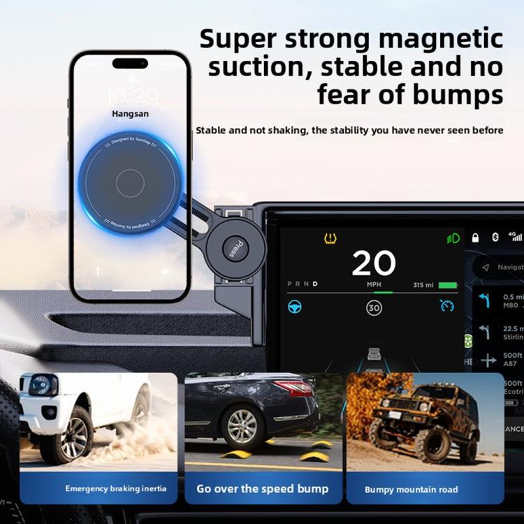 Car Screen Magnetic Phone Holder Mount with Extension Arm, For Honda 11th Gen Civic / Integra 2022-2025, For Honda XR-V 2023-2024 / Vezel 2023, For Honda ZR-V 2022-2023 / HR-V 2023, For Honda Accord 2018-2022 10.25 inch Screen                          ...