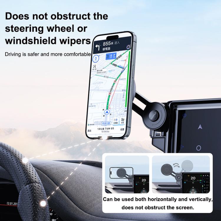 Car Screen Magnetic Phone Holder Mount with Extension Arm, For Honda 11th Gen Civic / Integra 2022-2025, For Honda XR-V 2023-2024 / Vezel 2023, For Honda ZR-V 2022-2023 / HR-V 2023, For Honda Accord 2018-2022 10.25 inch Screen                          ...