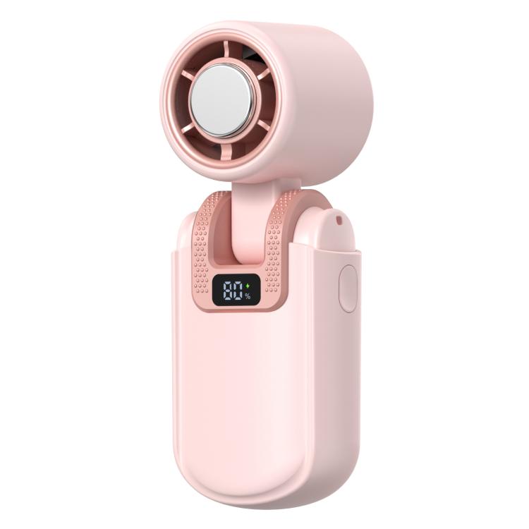 HX-F386 Mini Folding High Speed Cooling Fan with Digital Display