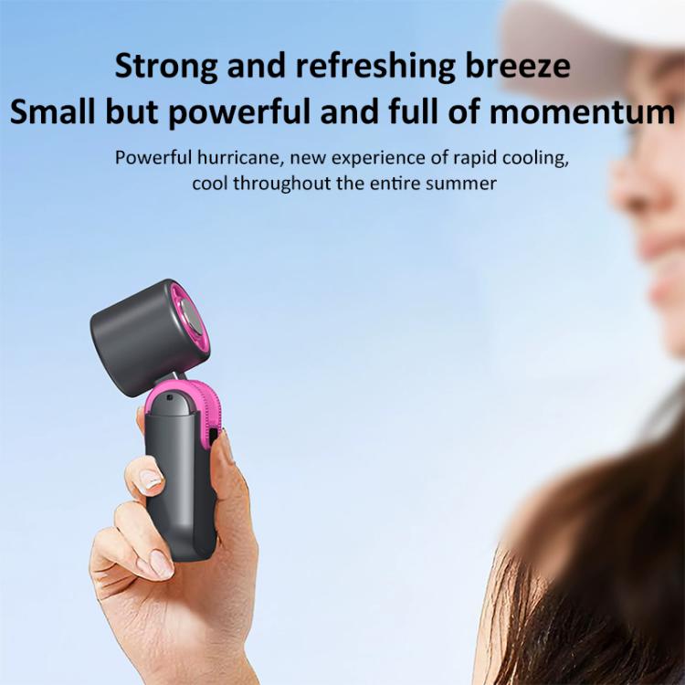 HX-F386 Mini Folding High Speed Cooling Fan with Digital Display