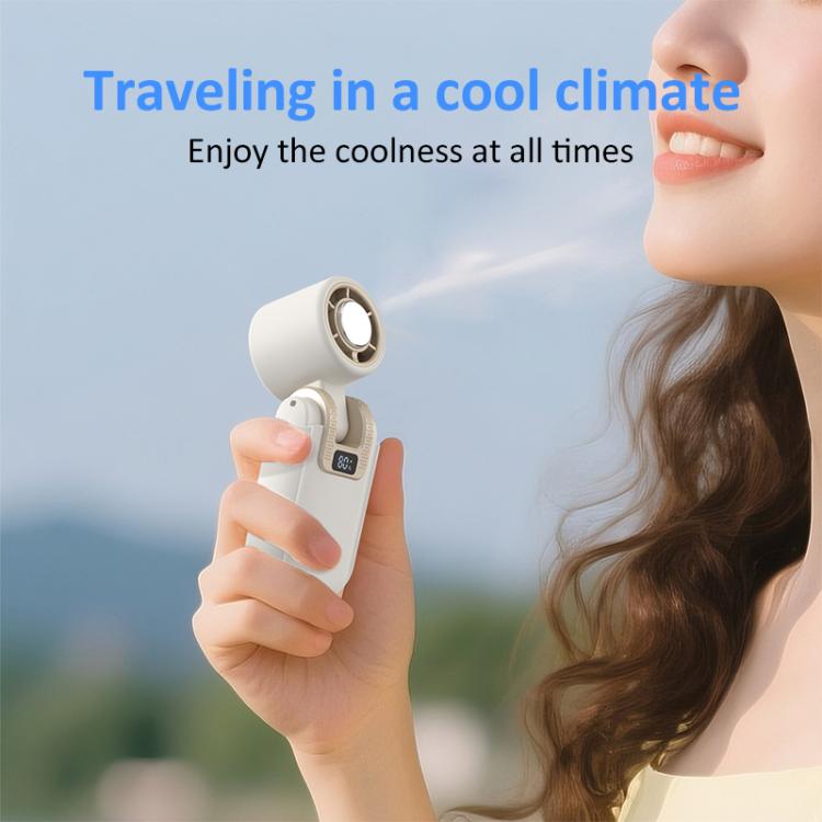 HX-F386 Mini Folding High Speed Cooling Fan with Digital Display