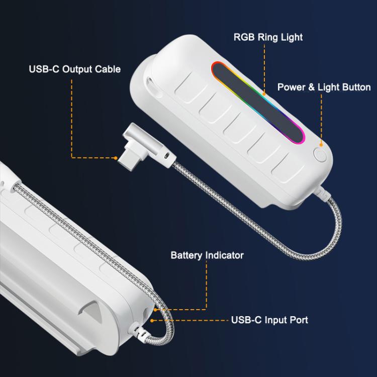 WG30 5000mAh Power Bank VR Headsets Accessory, A8 For Meta Quest 2 / 3 / 3S, A13 For Meta Quest 2 / 3 / 3S, A9 For Meta Quest 2 / 3 / 3S, A8 For Meta Quest 2, A7 For Meta Quest 2