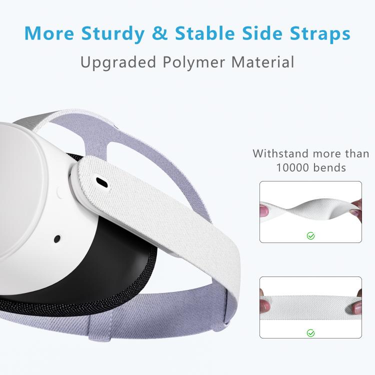 WG37 Adjustable Head Strap VR Headsets Accessory, For Meta Quest 3 / 3S