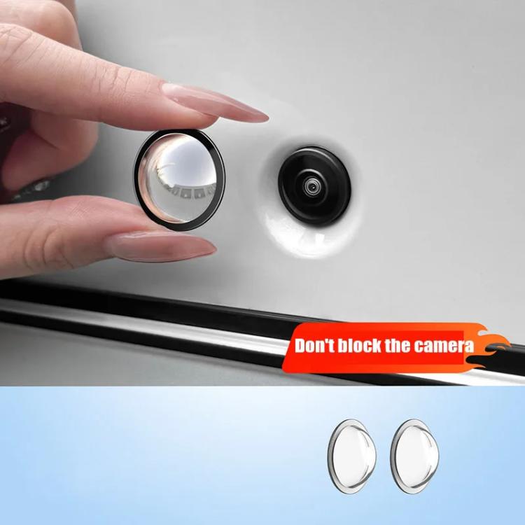 2pcs Universal Car Camera Lens Protector Rear View Backup Camera Cover