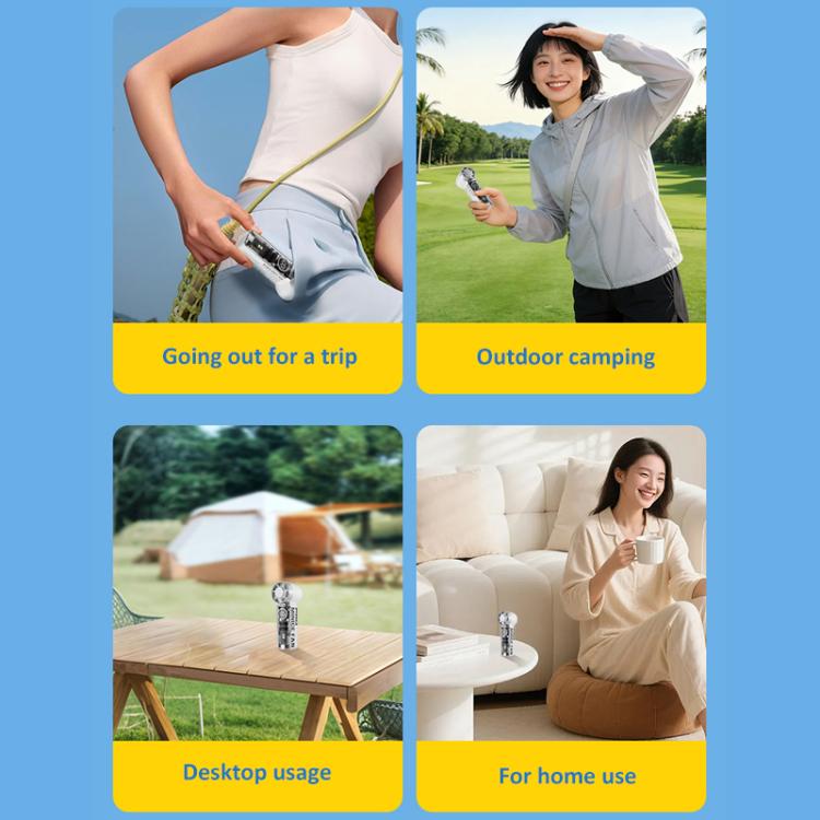 K824 Concentrated Wind Turbine Handheld Mini High Speed Fan