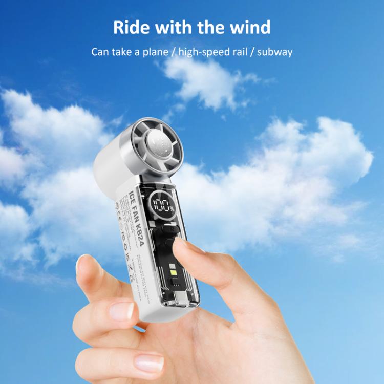 K824 Concentrated Wind Turbine Handheld Mini High Speed Fan