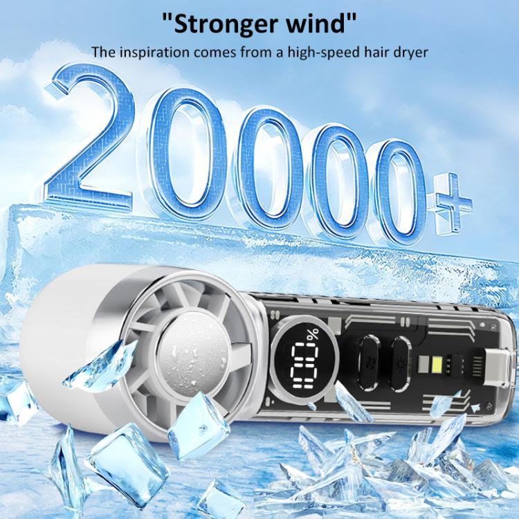 K824 Concentrated Wind Turbine Handheld Mini High Speed Fan