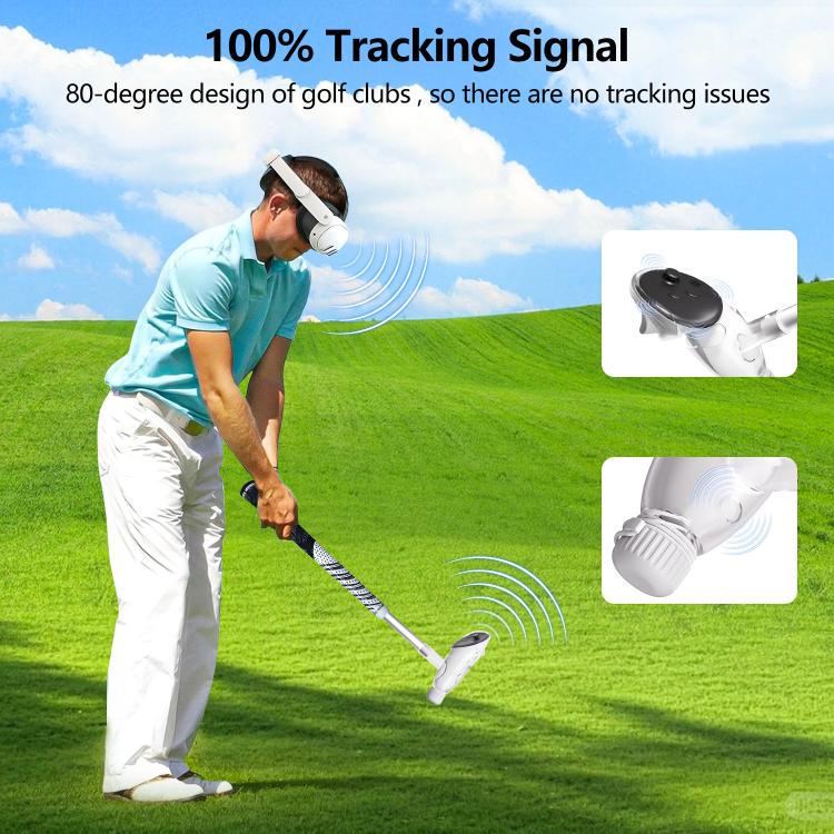 WG42 WG42 VR Golf Game Controller Accessory, For Meta Quest 2 / 3 / 3S