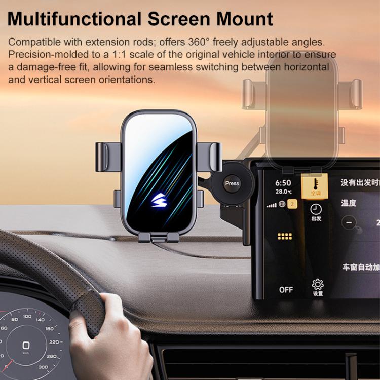 Car Screen Phone Holder Mount with Extension Arm, For Haval H5 2023-2025, For Haval Menglong 2023, For Haval Xiaolong 2023, For Haval Xiaolong MAX 2023, For Haval 2nd Gen Dargo 2024-2026, For Haval Dargo 2020-2024, For Haval M6 Plus 2021-2023          ...