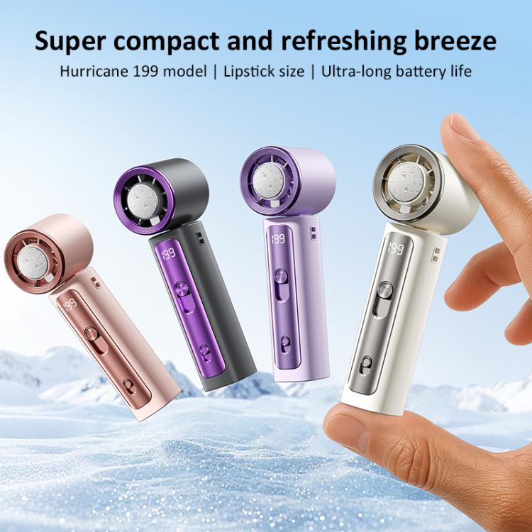 Y33 Mini Handheld Cooling Fan with Digital Display