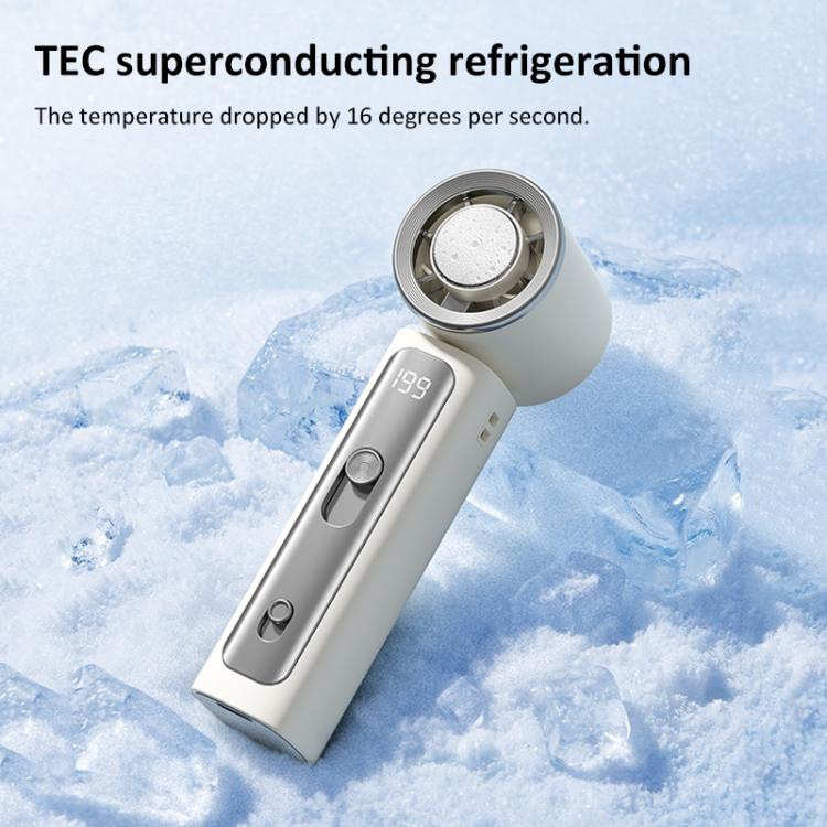 Y33 Mini Handheld Cooling Fan with Digital Display