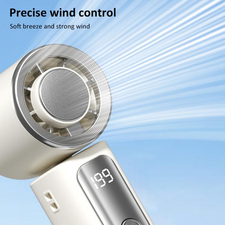 Y33 Mini Handheld Cooling Fan with Digital Display