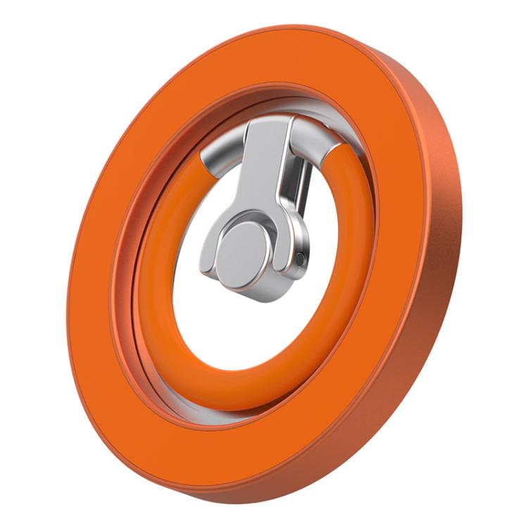 Multi-Functional 360 Degree Rotation Ring Buckle Magnetic Phone Holder with Silicone Ring Guard