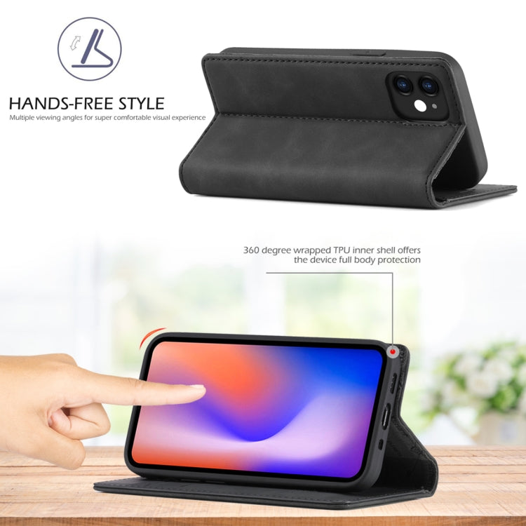 LC.IMEEKE Strong Magnetism Ultra-thin Horizontal Flip Shockproof Matte TPU + PU Leather Case with Holder & Card Slots & Wallet, For iPhone 12 mini, For iPhone 12 / 12 Pro, For iPhone 12 Pro Max, For iPhone 12 Pro, For iPhone XS / X