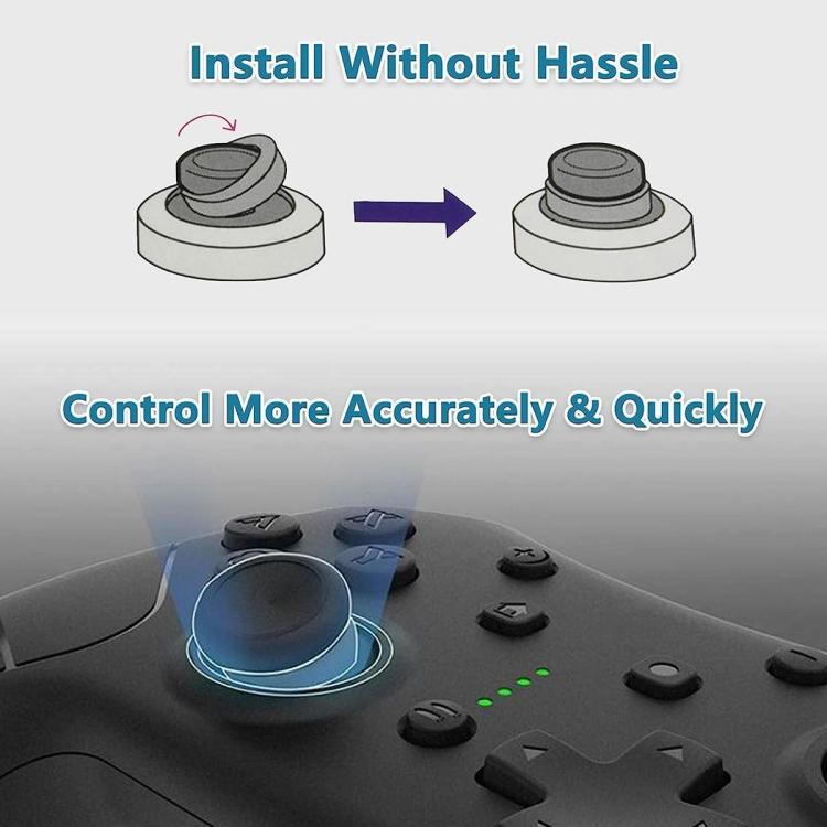 XDcase 16pcs Sponge Aiming Precision Rings for PS4 / PS5 / Xbox / Switch / Google Stadia, 16PCS