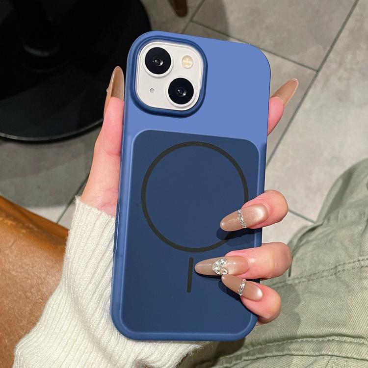 Ice Cream Skin Feel Liquid Silicone Fine Circle Magnetic Phone Case, For iPhone 13 Pro Max, For iPhone 13