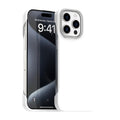 Candy Diamond Half-frame Frosted PC Hybrid TPU Phone Case, For iPhone 15 Pro, For iPhone 15 Plus, For iPhone 15