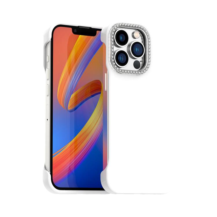 Candy Diamond Half-frame Frosted PC Hybrid TPU Phone Case, For iPhone 12 Pro, For iPhone 11 Pro Max, For iPhone 11
