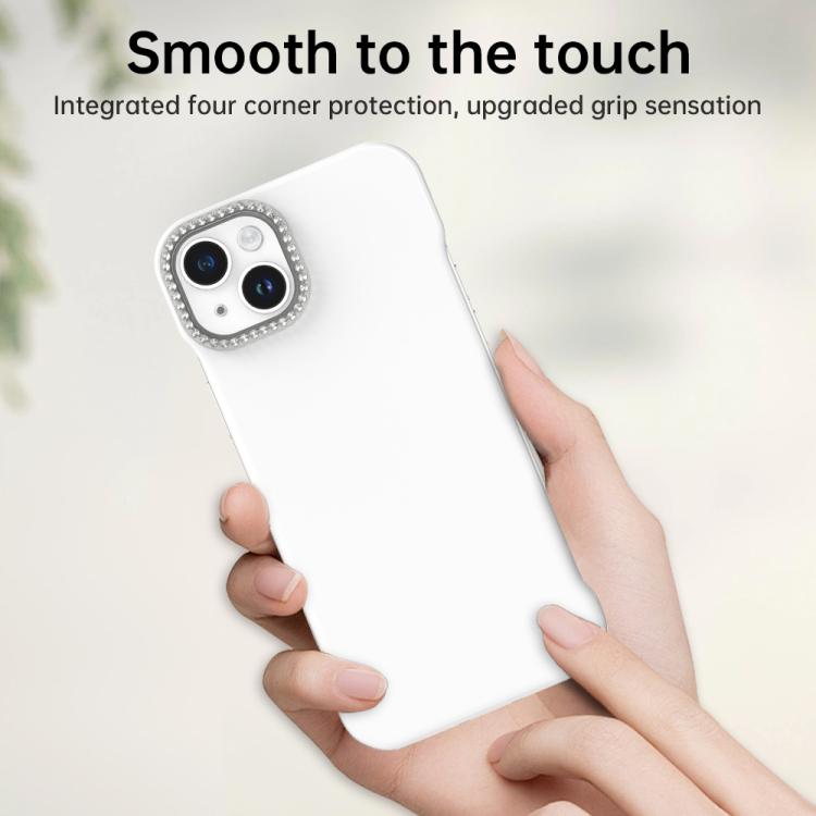 Candy Diamond Half-frame Frosted PC Hybrid TPU Phone Case, For iPhone 13, For iPhone 12, For iPhone 12 Pro Max