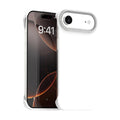 Candy Diamond Half-frame Frosted PC Hybrid TPU Phone Case, For iPhone Air, For iPhone 16 Pro Max, For iPhone 16 Pro