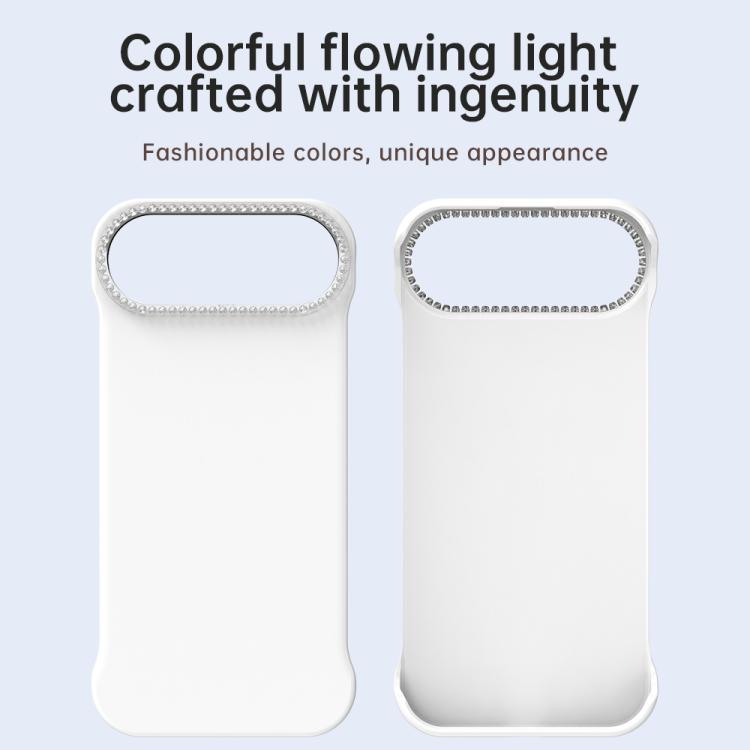 Candy Diamond Half-frame Frosted PC Hybrid TPU Phone Case, For iPhone Air, For iPhone 16 Pro Max, For iPhone 16 Pro