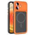 Armor Shield Mesh Cooling Magnetic Phone Case with Lens Film, For iPhone 12, For iPhone 12 Pro Max, For iPhone 12 Pro