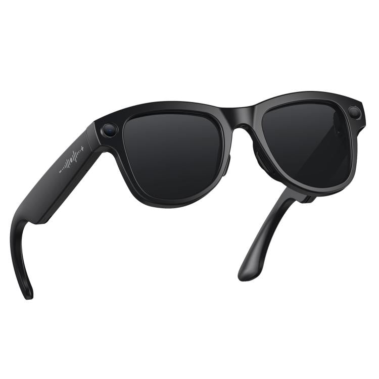 M02X Pro Max Smart AI Glasses with 8MP HD Camera, Video Recording WiFi Transmission Al Smart Voice Assistant, Sunglasses + Anti Blue Light Lens, Gradient Lenses