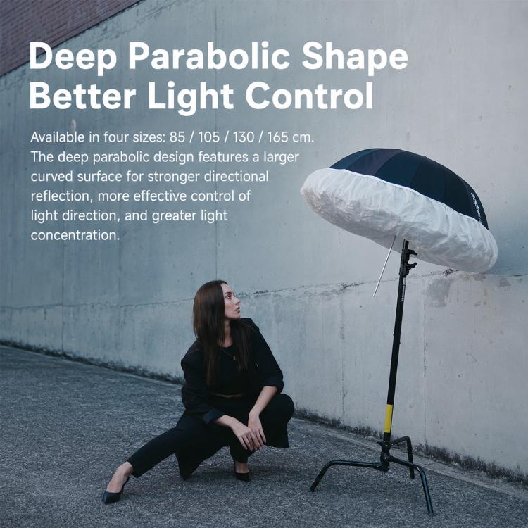 Godox Photography Studio Reflector Diffuser, DPU-85T Reflect Umbrella Sotfbox, DPU-105T Reflect Umbrella Sotfbox, DPU-130T Reflect Umbrella Sotfbox, DPU-165T Reflect Umbrella Sotfbox, DPU-85BS Black Silver Softbox Reflector                             ...